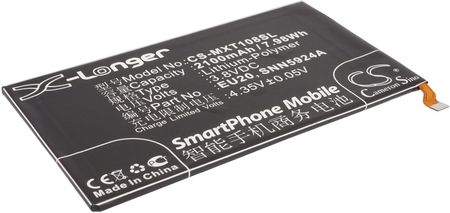 Cameron Sino Motorola DROID MAXX / EU20 2100mAh 7.98Wh Li-Polymer 3.8V (CS-MXT108SL)