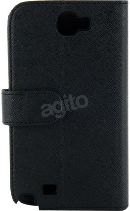 4world Eko skóra do Samsung Galaxy Note II czarne(09134)