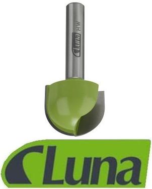 Luna Frezy trzpieniowe 4,5x8,0 mm, półkuliste wypukłe do drewna, bez łożyska prowadzącego (21010-0202)