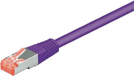 Kabel sieciowy CAT 6 S/FTP AWG 26/7 RJ45 25 m Fioletowy (40849956539)