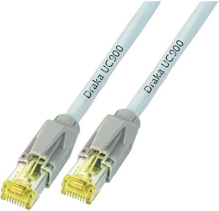 DRAKA Kabel sieciowy CAT 6A S/FTP AWG 27/7 RJ45 5 m Szary (49759016319)