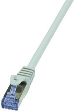 LogiLink Kabel sieciowy CAT 6A S/FTP AWG 26/7 RJ45 0.50 m Szary (52792020182)