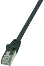 LogiLink Kabel sieciowy CAT 6 F/UTP AWG 26/7 RJ45 1 m Czarny (52792021998)