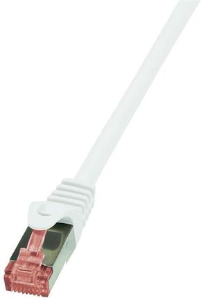 LogiLink Kabel sieciowy CAT 6 S/FTP AWG 27/7 RJ45 15 m Biały (52792020984)