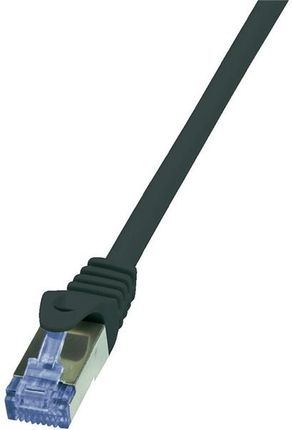 LogiLink Kabel sieciowy CAT 6A S/FTP AWG 26/7 RJ45 10 m Czarny (52792020342)