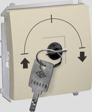 Kontakt-Simon Basic Moduł Łącznik Chwilowy Jednobiegunowy Z Kluczem 2 Pozycyjny „0-I” Styk N/O. 0 Beż Bmp1K Bmp1K.01/12