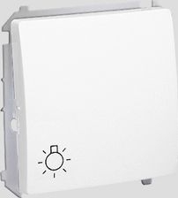 Kontakt-Simon Basic Moduł Przycisk Światło 16Ax 250V~ Zaciski Śrubowe Biały Bms1A.01/11