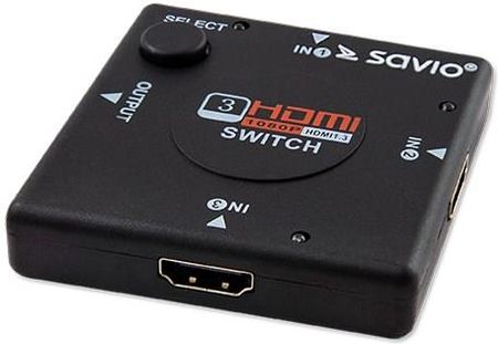 Savio Switch HDMI 3 porty (CL-26)