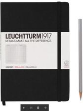 Zdjęcie Notatnik z gumką A5 w kratkę czarny - Frampol