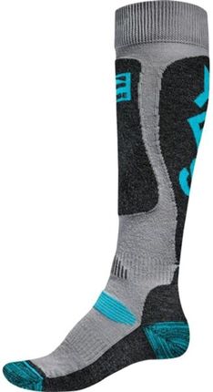 Globe Socks Yes/ Pow Pow Sock szary/niebieski L/Xl 13/14