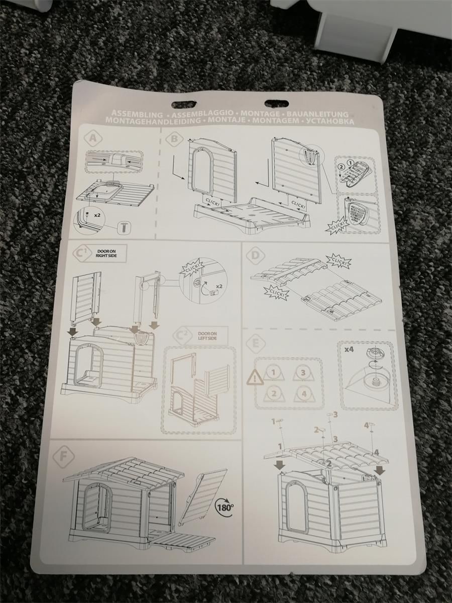 Buda z tworzywa sztucznego Ferplast Dogvilla  88x72x65cm