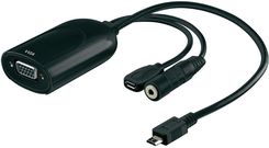 Przejściówka[1x złącze żeńskie VGA , złącze żeńskie micro-USB 2.0 A, zł (40849319686)