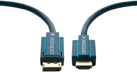 clicktronic DisplayPort, HDMI-Kabel przyłączeniowy złącze męskie DisplayPort do złącze m&#281 (40849707223)