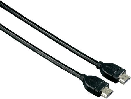 Hama HDMI-Kabel przyłączeniowy złącze męskie HDMI do złącze męskie HDMI Czarny (7249396709)