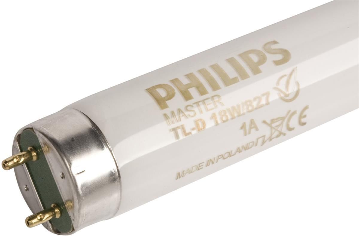 Philips Leuchtstoffröhre MASTER TL-D Super 80 - T8 830 Warmweiß 18W (590mm 26mm) 8711500631657 Philips Leuchtstoffröhre MASTER TL-D Super 80 - T8 830 Warmweiß 18W (590mm 26mm) 8711500631657