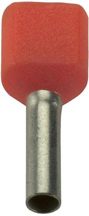 LappKabel Izolowana tulejka kablowa TWIN 10 mm² 26 mm Izolowane częściowo Czerwony 61802034 100 szt. 