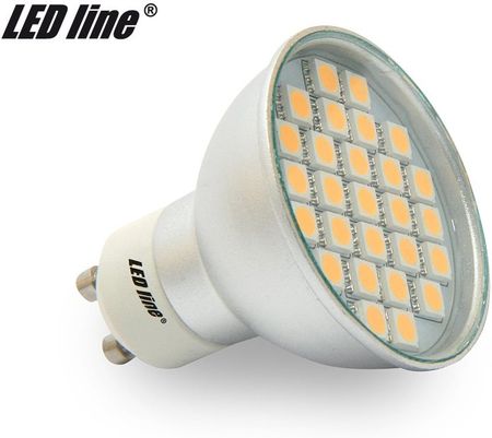 LED Line 27 SMD5050 GU10 230V 5W Biała Ciepła 240669