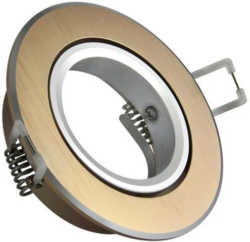 Polux Opal Gu10 230v Złoty Szczotkowany 301574
