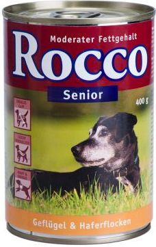 Rocco Senior Drób Z Płatkami Owsianymi 6X400G