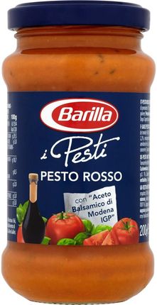 Barilla 200G Pesto Rosso Gęsty Sos Do Makaronu Z Pomidorami Serem I Orzechami