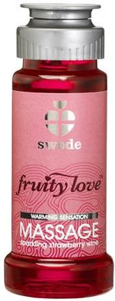 Swede Fruity Love Żel Do Masażu Truskawka I Szampan 50 ml