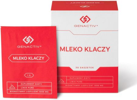 Genactiv Mleko Klaczy (EQ Activ), proszek, saszetki 30 szt. 1000 mg