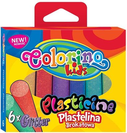 Colorino Kids Plastelina 6 kolorów Brokatowa 42697PTR