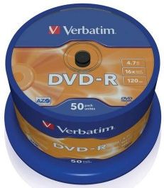 Verbatim Dvd-R 4,7 Gb Zestaw 50 (43548)