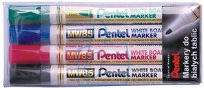 Pentel Marker Do Tablic Such. Czerwony Okr. Mw85-B