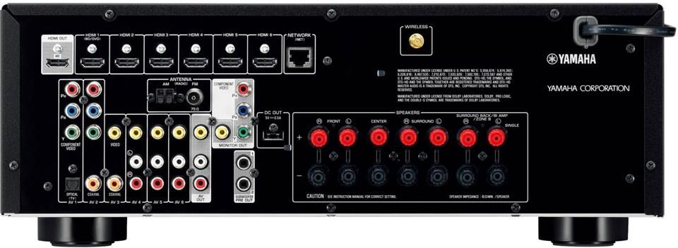 YAMAHA アンプ　RX-V577 Yamaha RX-V577 (RXV 577) amplituner kina domowego z 4K i