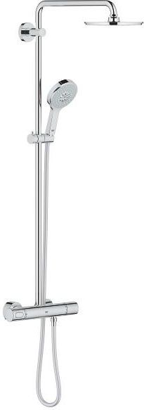 GROHE Rainshower System 210 クローム Zestaw prysznicowy Grohe Rainshower System 210 System z