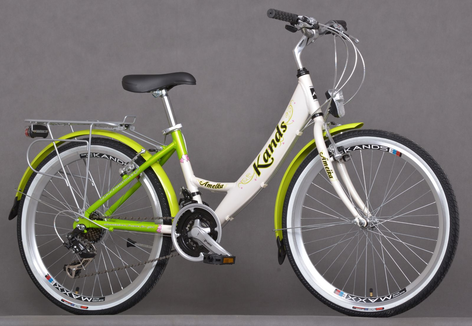 Kands Amelka 14 BiałoSeledynowy 2014 Rowery Turystyczne Damskie