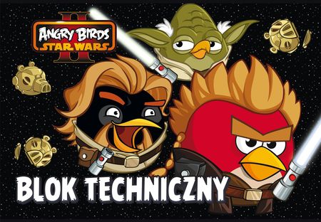 St. Majewski Angry Birds Star Wars Blok Techniczny A4, 10 Kartek 290428