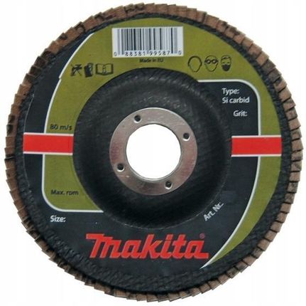 Makita Ściernica płytkowa "silizium karbid" 125x22,2mm k120 (P-65361)