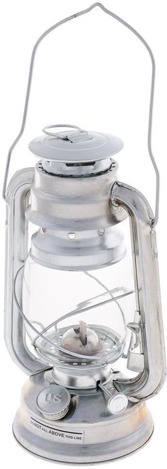 Mil-Tec Lampa Naftowa Srebrna Mała - zdjęcie 3 Mil-Tec Lampa Naftowa Srebrna Mała