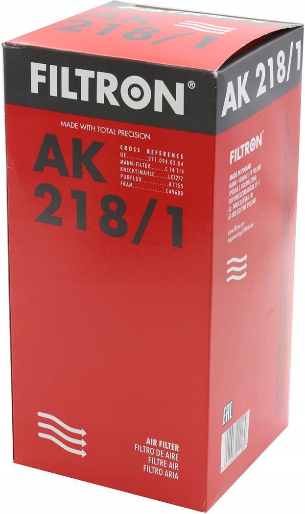 Filtro Aria Filtron AK218/1 – Rotondo, Altezza 249 Mm – Compatibile Con Mercedes-Benz Classe C, CLK, SLK