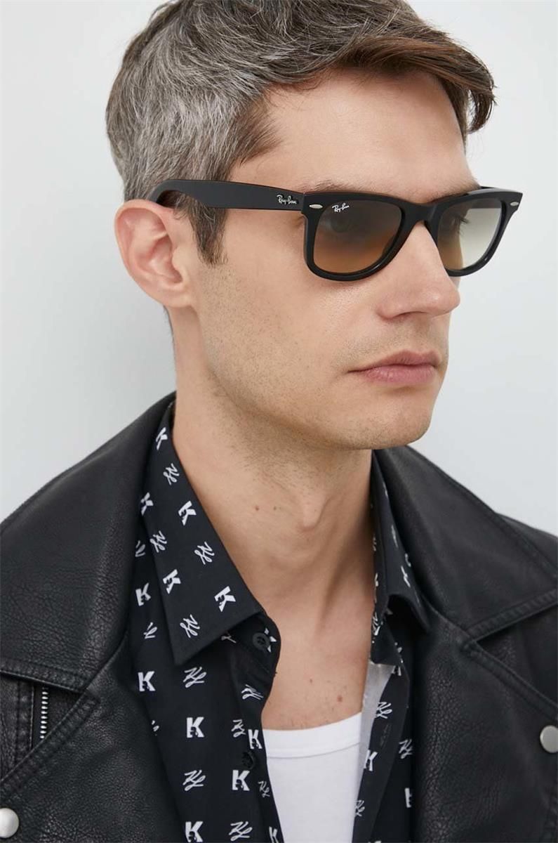 レイバン｜RayBan WAYFARER RB2140 Sunglasses in ORIGINAL WAYFARER CLASSIC and Czarny Zielone G