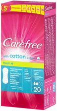 Zdjęcie Carefree Cotton Fresh Wkładki higieniczne z wyciągiem z bawełny 20 szt  - Strzelce Krajeńskie