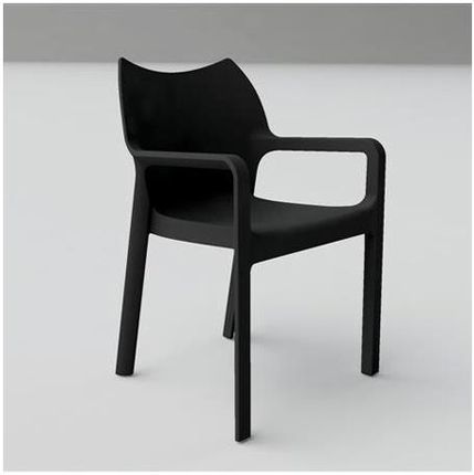 D2 krzesło Dionisio Black Arm chair DK3252