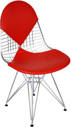 D2 krzesło Net double czerwona poduszka DK5395