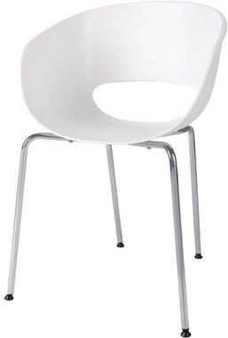 D2 krzesło Shell białe DK-23588