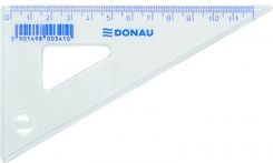 Zdjęcie Ekierka DONAU, mała, 12cm, 60°, transparentna - Wilamowice