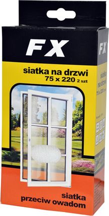 Bros Siatka Na Drzwi 75X220 Biała 2 Szt.