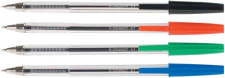 Q-Connect Długopis Z Wymiennym Wkładem 0,7Mm (Linia) Zielony