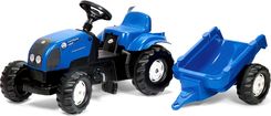 Zdjęcie Rolly Toys Traktor Rolly Kid Landini Niebieski Z Przyczepką - Mrągowo