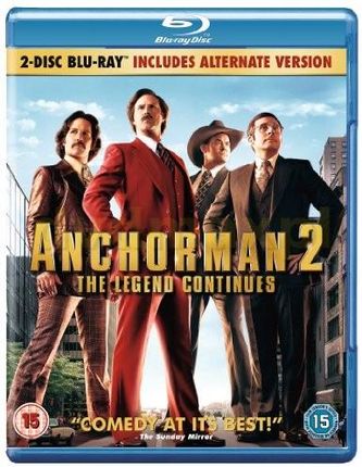 Anchorman 2: The Legend Continues (Legenda Telewizji 2: Kontynuacja) [EN] (Blu-ray)