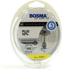 Zdjęcie Żarówki Bosma H4 Plus 50% duble protection - BOX 2 szt. - Przemków
