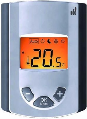 Purmo termostat tempCo Digital 230 V z wyświetlaczem, możliwość podł. czujnika temp. podłogi - bez zegara FAW3RWRFDVNC0300