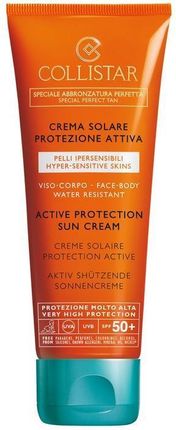 Collistar Active Protection Sun Cream SPF50 Krem do opalania 100ml 