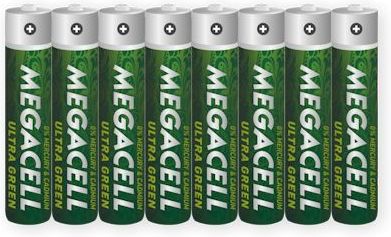 Megacell Ultra zielony 8 x R03/AAA (taca)